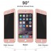 iPhone 6 6s 4.7 - Anti-Glare Ballistic 360 Degree Privacy 3D Edge to Edge Full Protection Tempered Glass Screen Protector - Pink